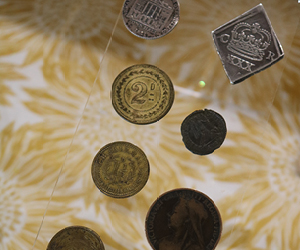 A collection of old coins